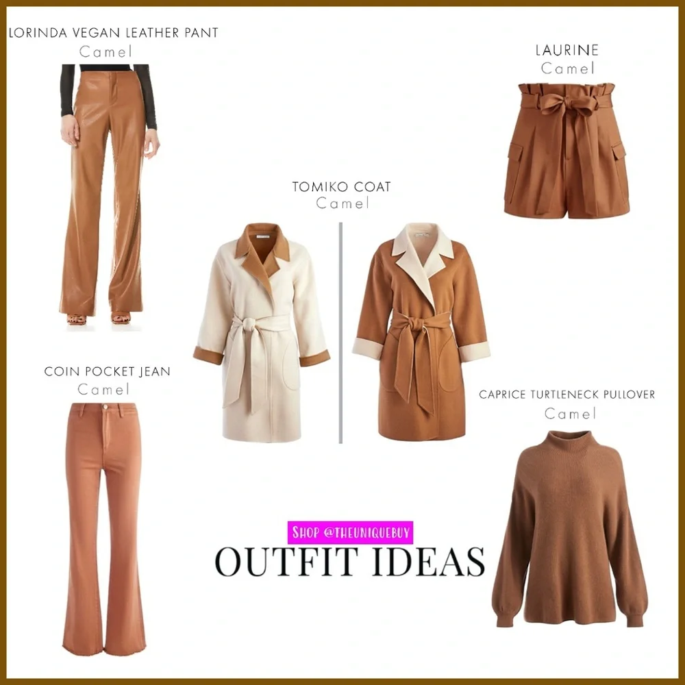 Alice + Olivia Caprice Oversized Cashmere Brown Turtleneck Sweater Top